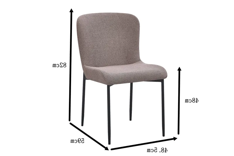 Elsie Spisestol - Grå - Møbler - Stole & lænestole - Spisebordsstole & køkkenstole