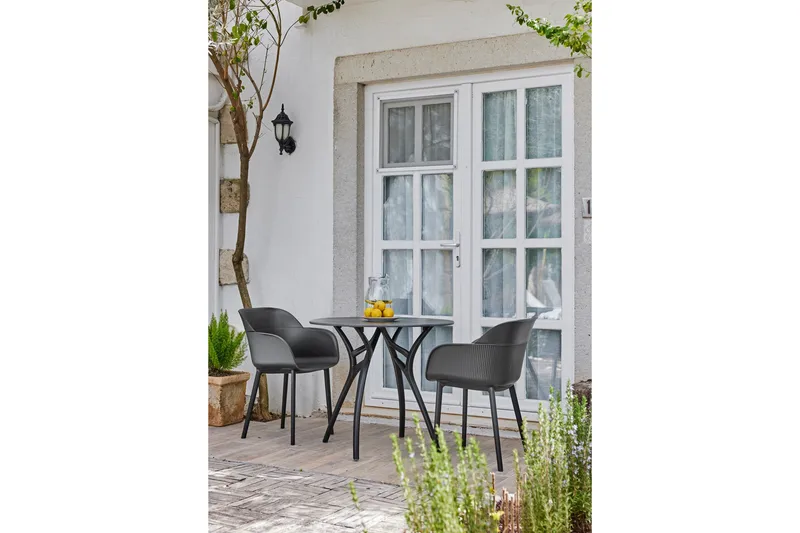 Elyon Armstol - Antracit - Møbler - Stole & lænestole - Spisebordsstole & køkkenstole