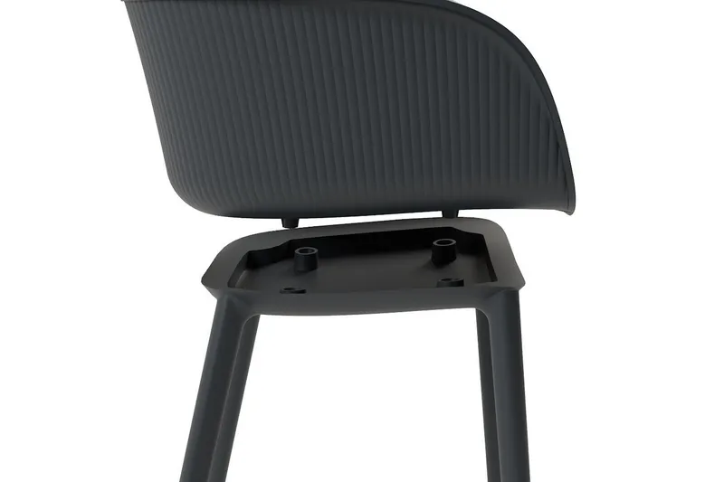 Elyon Armstol - Antracit - Møbler - Stole & lænestole - Spisebordsstole & køkkenstole