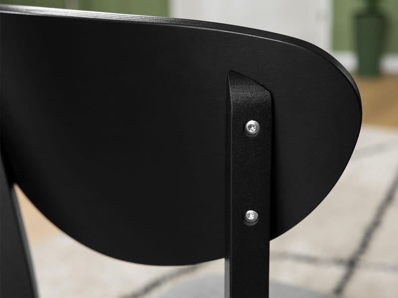 Esher spisestol - hvid, sort - Møbler - Stole & lænestole - Spisebordsstole & køkkenstole