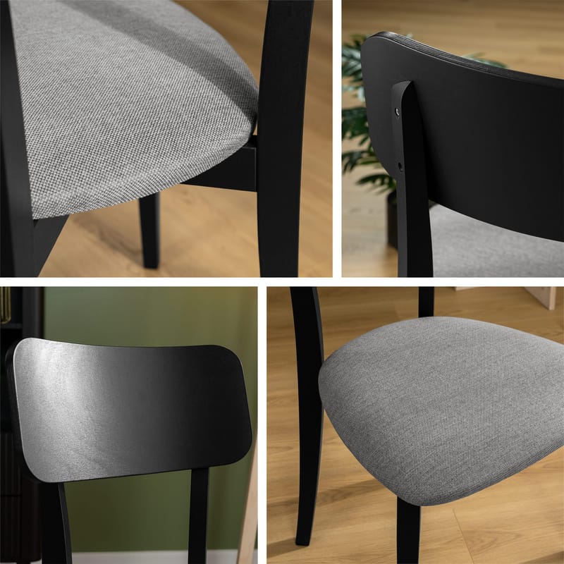 Esher spisestol - sort og taupe - Møbler - Stole & lænestole - Spisebordsstole & køkkenstole