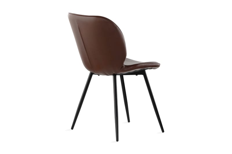 Esrin Spisebordsstol - Brun/Kunstlæder - Spisebordsstole & køkkenstole