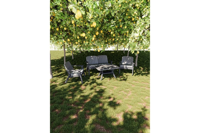 Ewell Armstol - Antracit/Grafitgrå - Møbler - Stole & lænestole - Spisebordsstole & køkkenstole