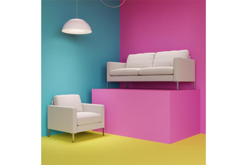 Fabry Fåtölj Vit Vit - Møbler - Stole & lænestole - Lænestole