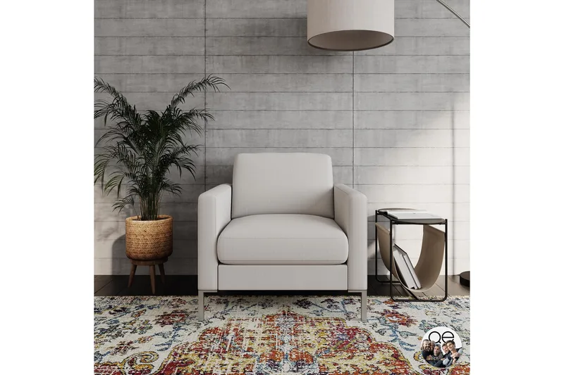 Fabry Fåtölj Vit Vit, undefined