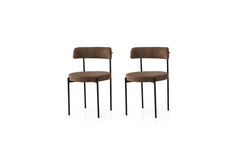 Faria Spisestol - Sort/Brun - Møbler - Stole & lænestole - Spisebordsstole & køkkenstole