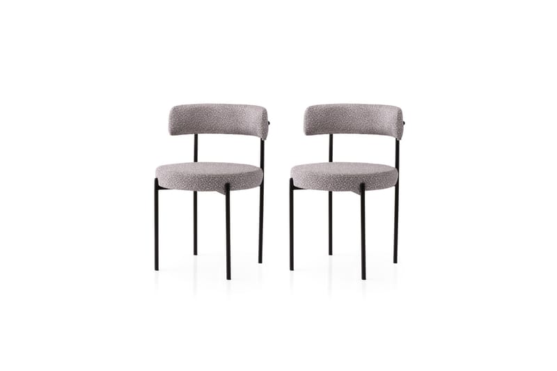 Faria Spisestol, Sort/Grå