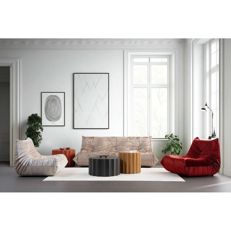 Feylorin Loungestol - Cremehvid - Møbler - Stole & lænestole - Lænestole