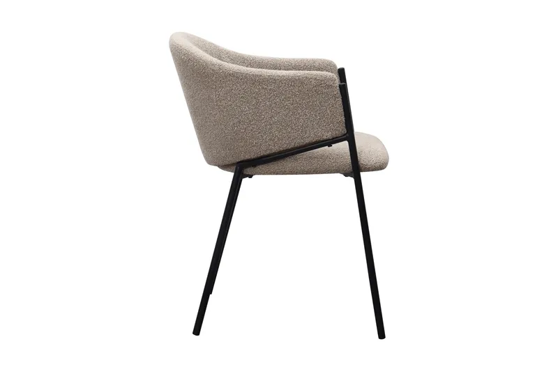 Filip spisebordsstol - Taupe bouclé - Møbler - Stole & lænestole - Spisebordsstole & køkkenstole
