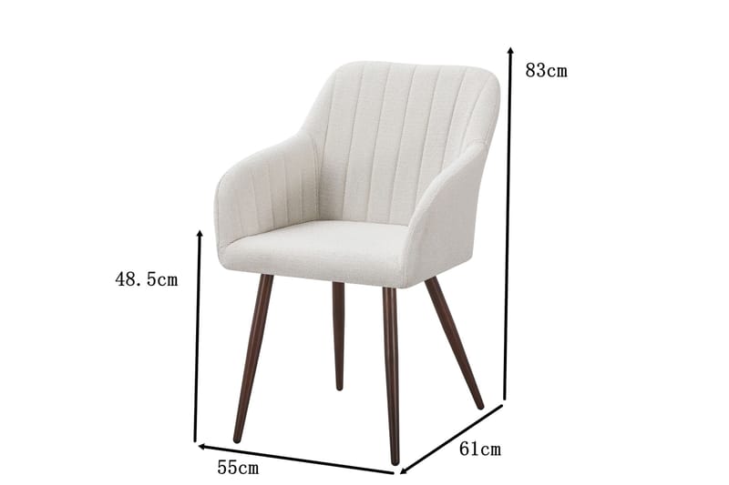 Filippa spisebordsstol - Hvid - Møbler - Stole & lænestole - Spisebordsstole & køkkenstole