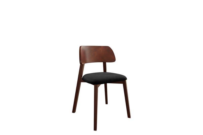 Flannery Spisebordsstol, Sort/Brun