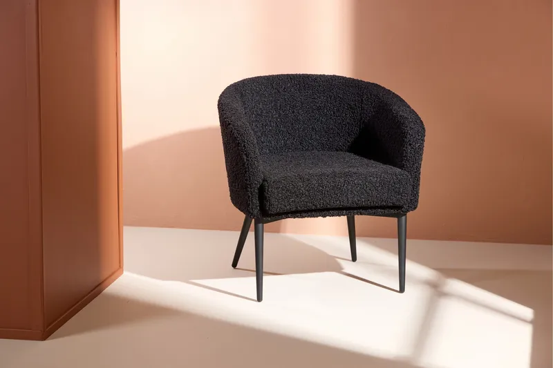 Fluffy Lænestol - Sort - Møbler - Stole & lænestole - Lænestole