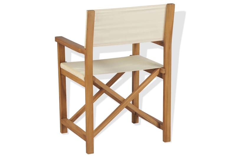 Foldbar Instruktørstol Massivt Akacietræ - Brun - Stole & lænestole