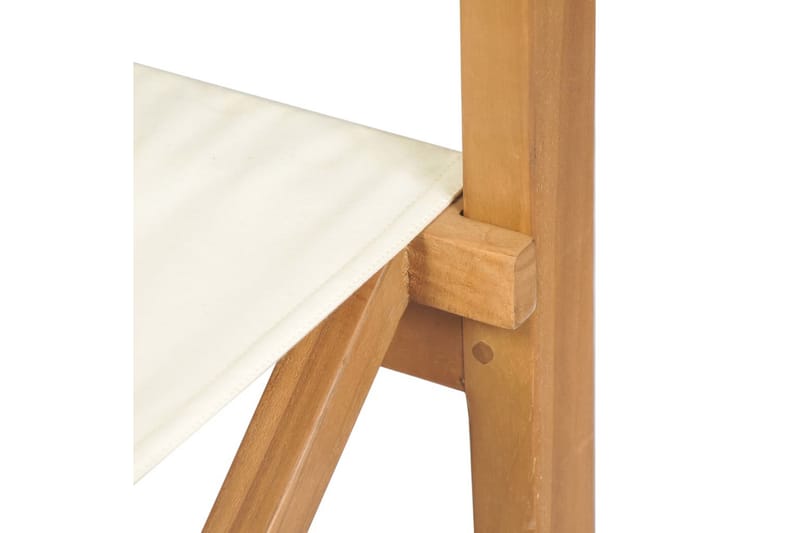 Foldbar Instruktørstol Massivt Akacietræ - Brun - Stole & lænestole