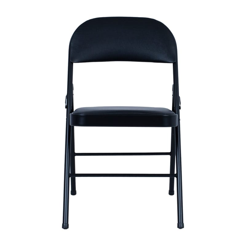 Foldestol HOME4YOU Piknik Sort/PU - sort - Møbler - Stole & lænestole - Klapstole & stabelstole