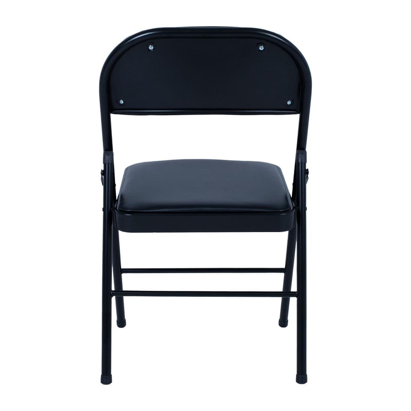 Foldestol HOME4YOU Piknik Sort/PU - sort - Møbler - Stole & lænestole - Klapstole & stabelstole