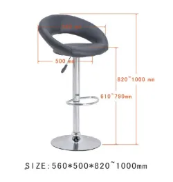 Freddy Barstol 100 cm - Sort - Møbler - Stole & lænestole - Barstole