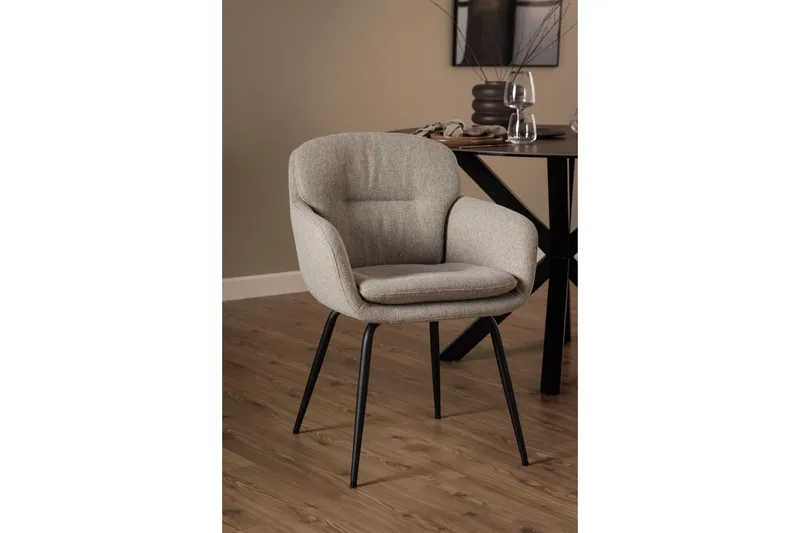 Frederika Armstol - Beige - Møbler - Stole & lænestole - Spisebordsstole & køkkenstole