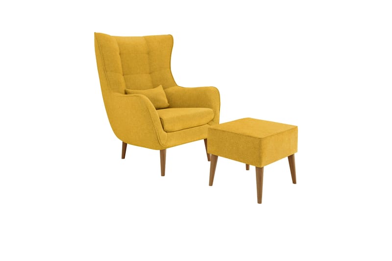 Gabi Lænestol - Gul - Møbler - Stole & lænestole - Lænestole