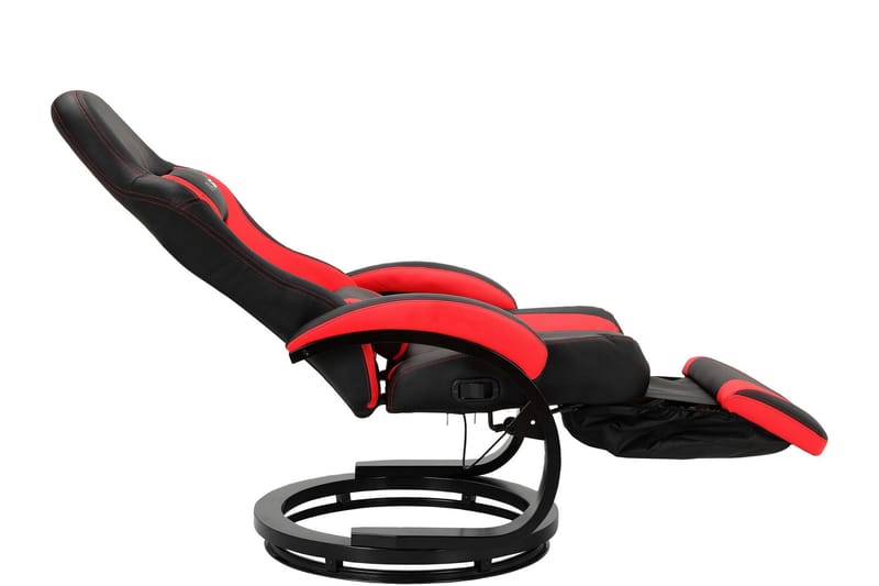 Manhel Gaminglænestol - Sort/Rød - Møbler - Stole & lænestole - Gamer stole