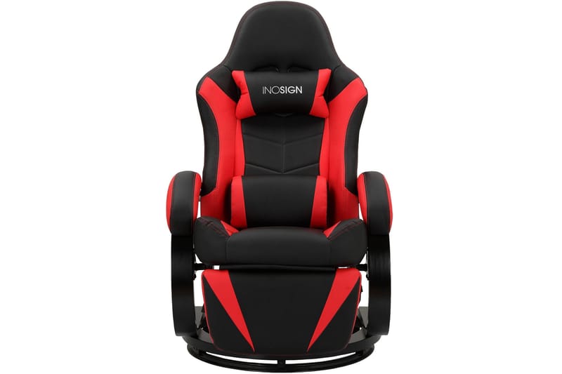 Manhel Gaminglænestol - Sort/Rød - Møbler - Stole & lænestole - Gamer stole