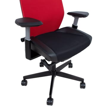 Gamingstol HOME4YOU Ronin Sort/Rød - sort/rød - Møbler - Stole & lænestole - Kontorstole & skrivebordsstole