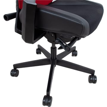 Gamingstol HOME4YOU Ronin Sort/Rød - sort/rød - Møbler - Stole & lænestole - Kontorstole & skrivebordsstole