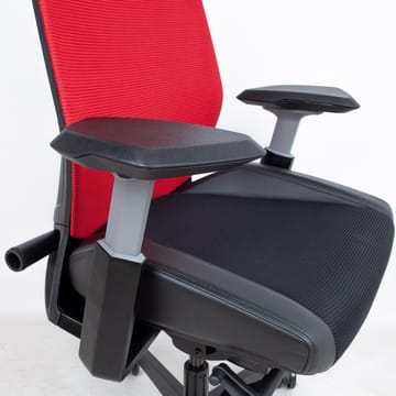 Gamingstol HOME4YOU Ronin Sort/Rød - sort/rød - Møbler - Stole & lænestole - Kontorstole & skrivebordsstole