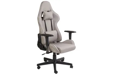 Gamingstol Warrior Beige/sort - Beige/sort - Møbler - Stole & lænestole - Kontorstole & skrivebordsstole