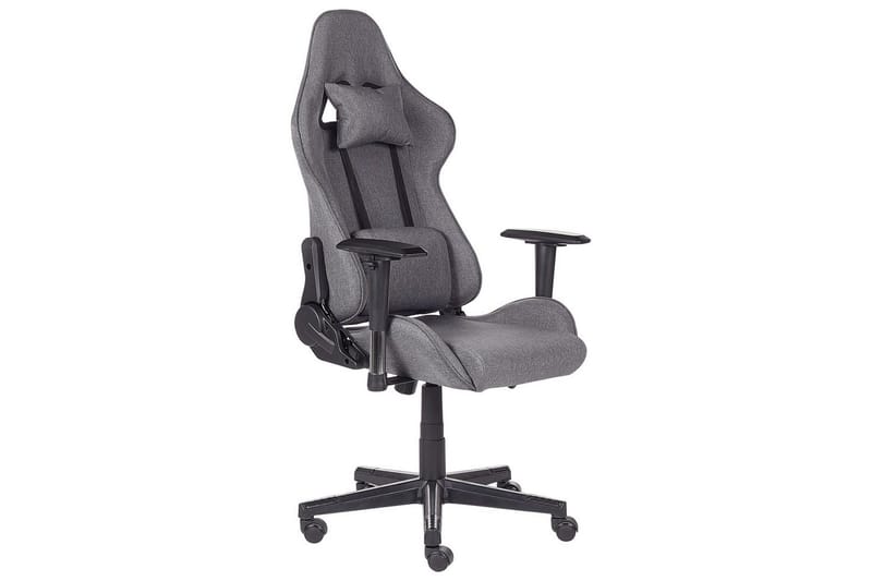 Gamingstol Warrior Grå/sort, Grå/sort