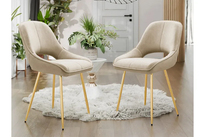 Garrick Spisestol - Beige - M øbler - Stole & lænestole - Spisebordsstole & køkkenstole