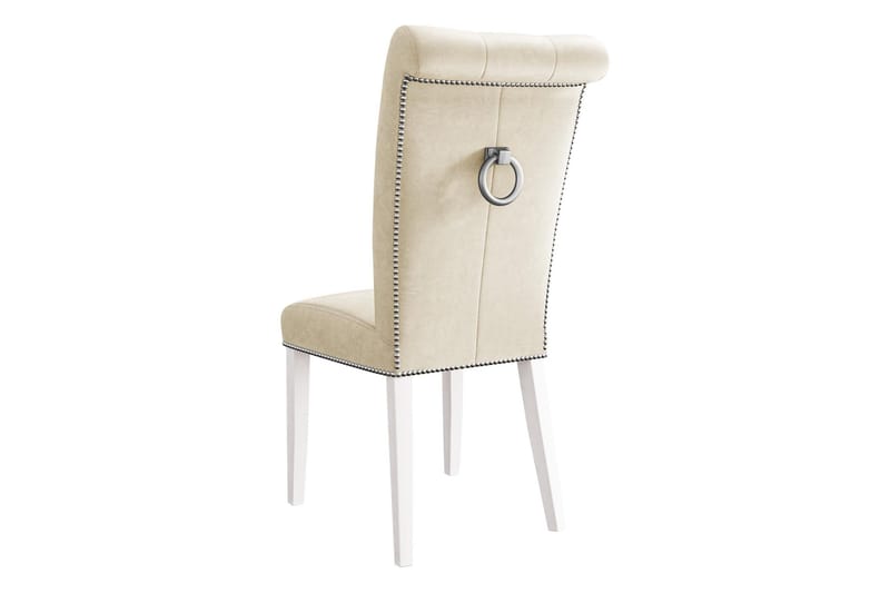 Garvin Spisebordsstol - Beige/Hvid - Møbler - Stole & lænestole - Spisebordsstole & køkkenstole