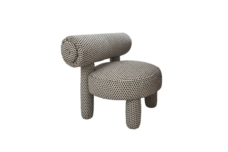 Gavon Lænestol, Sort/Hvid