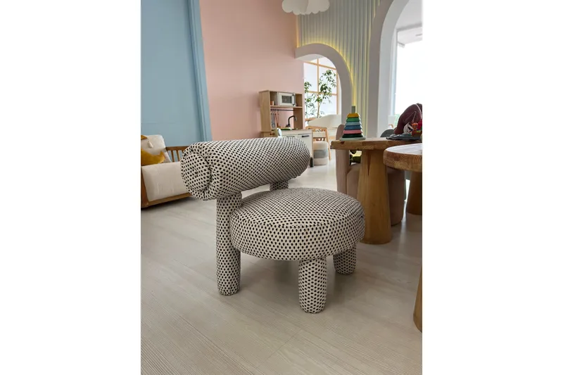 Gavon Lænestol - Sort/Hvid - Møbler - Stole & lænestole - Lænestole