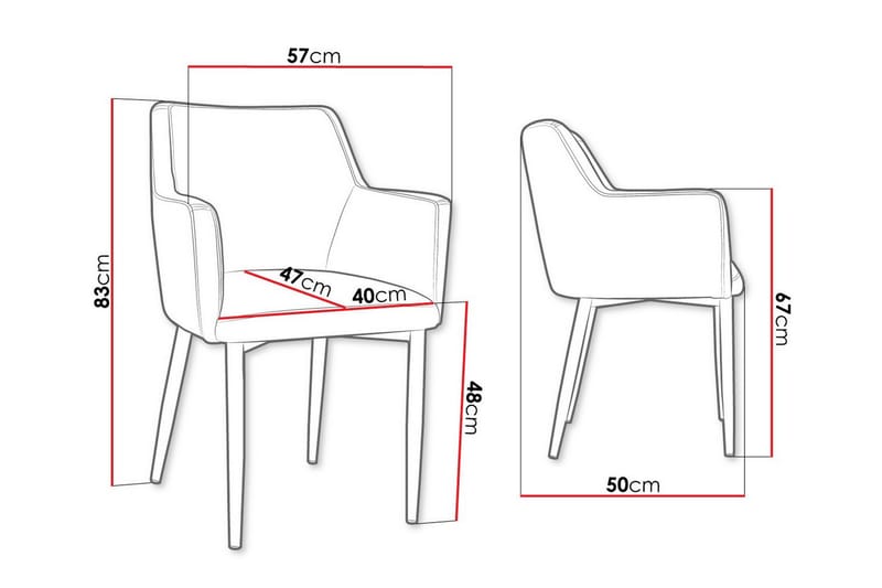 Glenarm Spisestol - Beige/Sort - Spisebordsstole & køkkenstole
