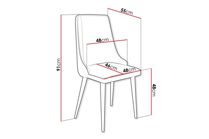 Glenarm Spisestol - Grøn/Grå/Sort - Spisebordsstole & køkkenstole