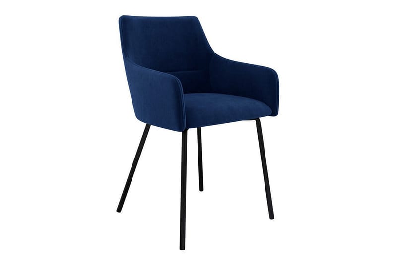 Glenarm Spisestol - Sort/Blå - Spisebordsstole & køkkenstole