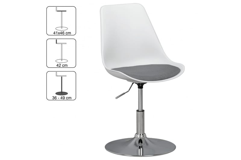 Gokul Skammel - Hvid - Møbler - Stole & lænestole - Barstole