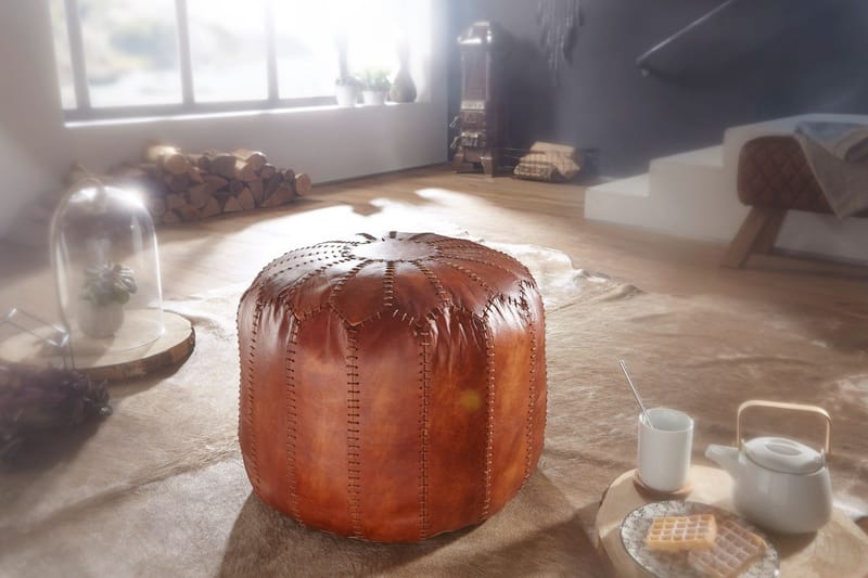 Gotam Skammel - Brun - Møbler - Stole & lænestole - Taburet & skammel - Ottoman