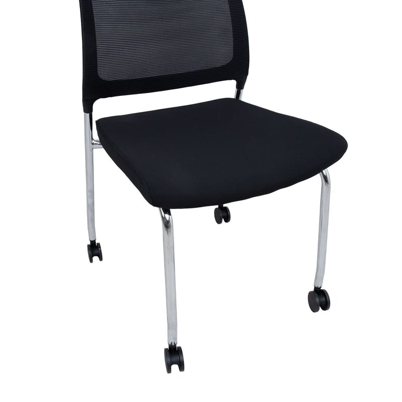 Guest Chair HOME4YOU - sort - Møbler - Stole & lænestole - Kontorstole & skrivebordsstole