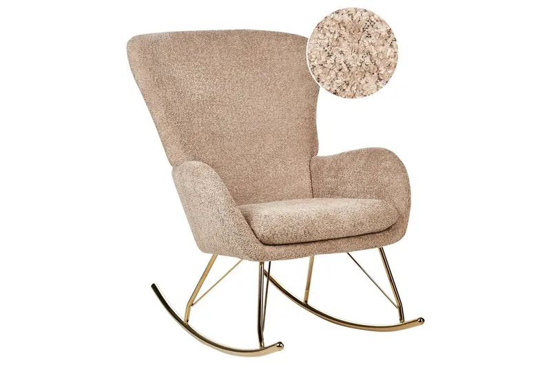Gyngestol Anaset, Beige, guld
