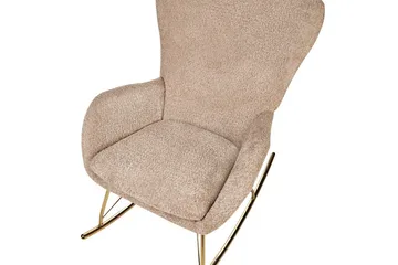 Gyngestol Anaset - Beige/guld - Møbler - Stole & lænestole - Lænestole