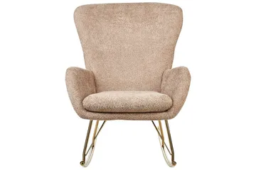 Gyngestol Anaset - Beige/guld - Møbler - Stole & lænestole - Lænestole