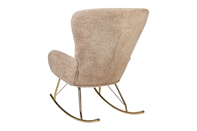 Gyngestol Anaset - Beige/guld - Møbler - Stole & lænestole - Lænestole