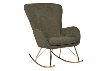 Gyngestol Anaset - Grønt, guld - Møbler - Stole & lænestole - Lænestole