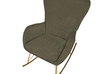 Gyngestol Anaset - Grønt, guld - Møbler - Stole & lænestole - Lænestole