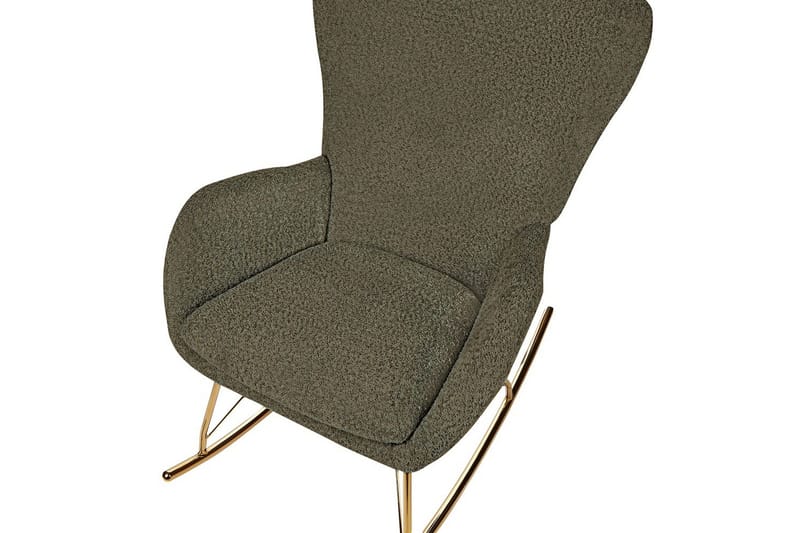 Gyngestol Anaset - Grønt, guld - Møbler - Stole & lænestole - Lænestole