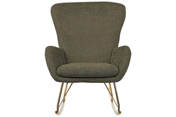 Gyngestol Anaset - Grønt, guld - Møbler - Stole & lænestole - Lænestole