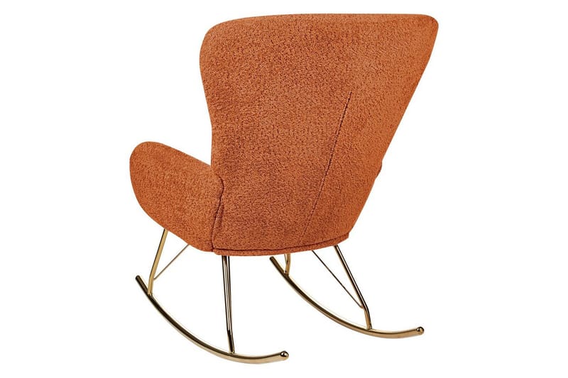 Gyngestol Anaset - Orange/guld - Møbler - Stole & lænestole - Lænestole