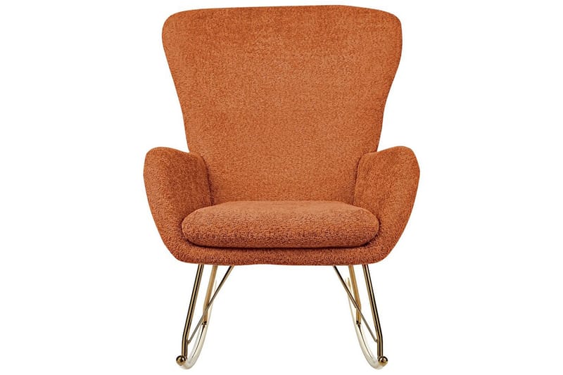 Gyngestol Anaset - Orange/guld - Møbler - Stole & lænestole - Lænestole